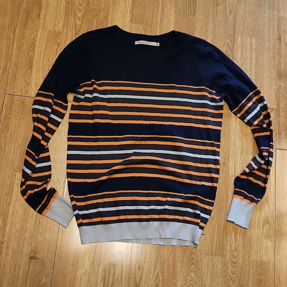 41Hawthorn striped lightweight sweater sz M